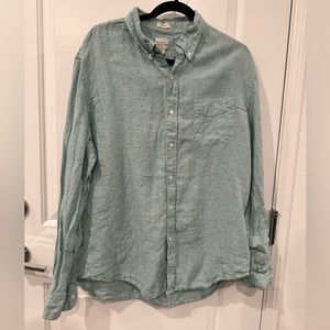 J.CREW Baird McNutt Irish Linen Shirt